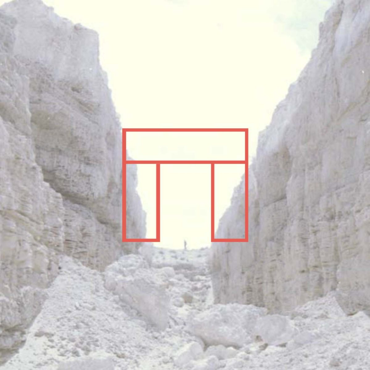 White cliffs with orange archway logo superimposed